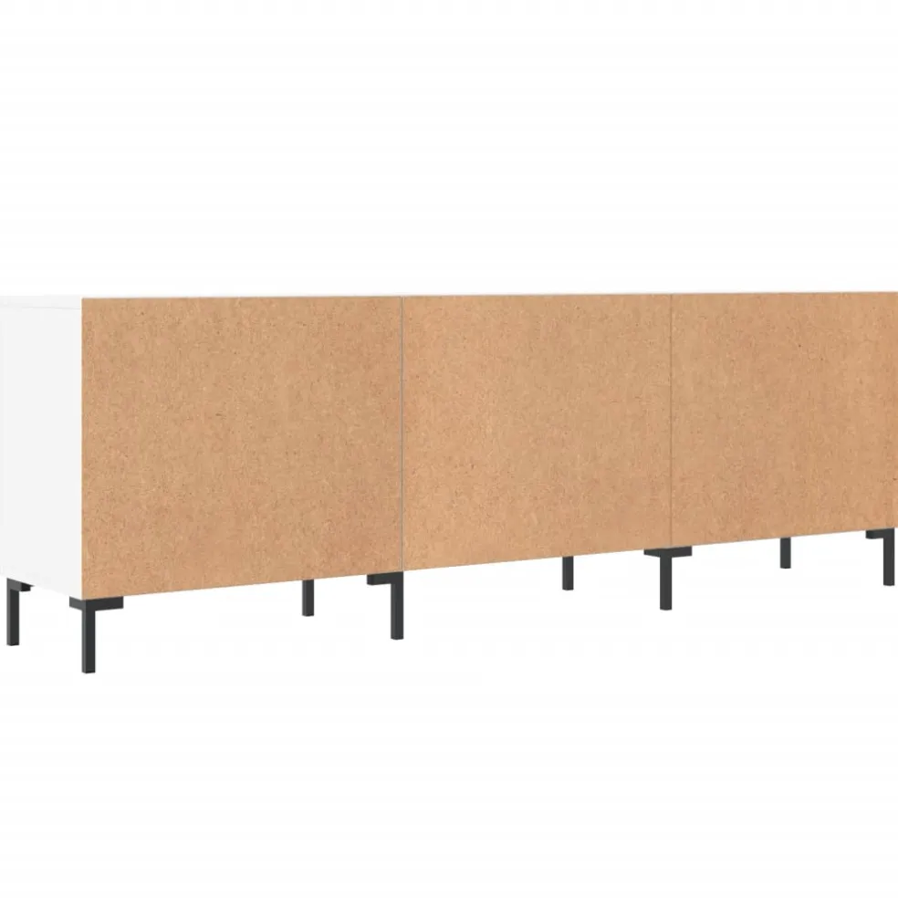 vidaXL Tv-meubel 150x30x50 cm bewerkt hout wit