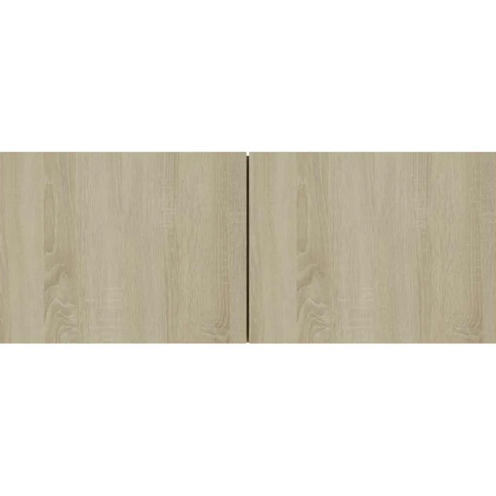 vidaXL Tv-meubel 80x30x30 cm bewerkt hout sonoma eikenkleurig