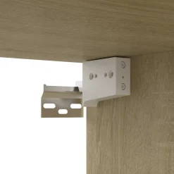 vidaXL Tv-meubel 80x30x30 cm bewerkt hout sonoma eikenkleurig