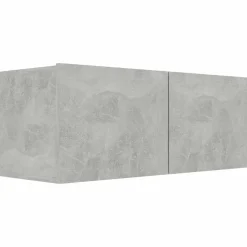 vidaXL Tv-meubel 80x30x30 cm bewerkt hout betongrijs