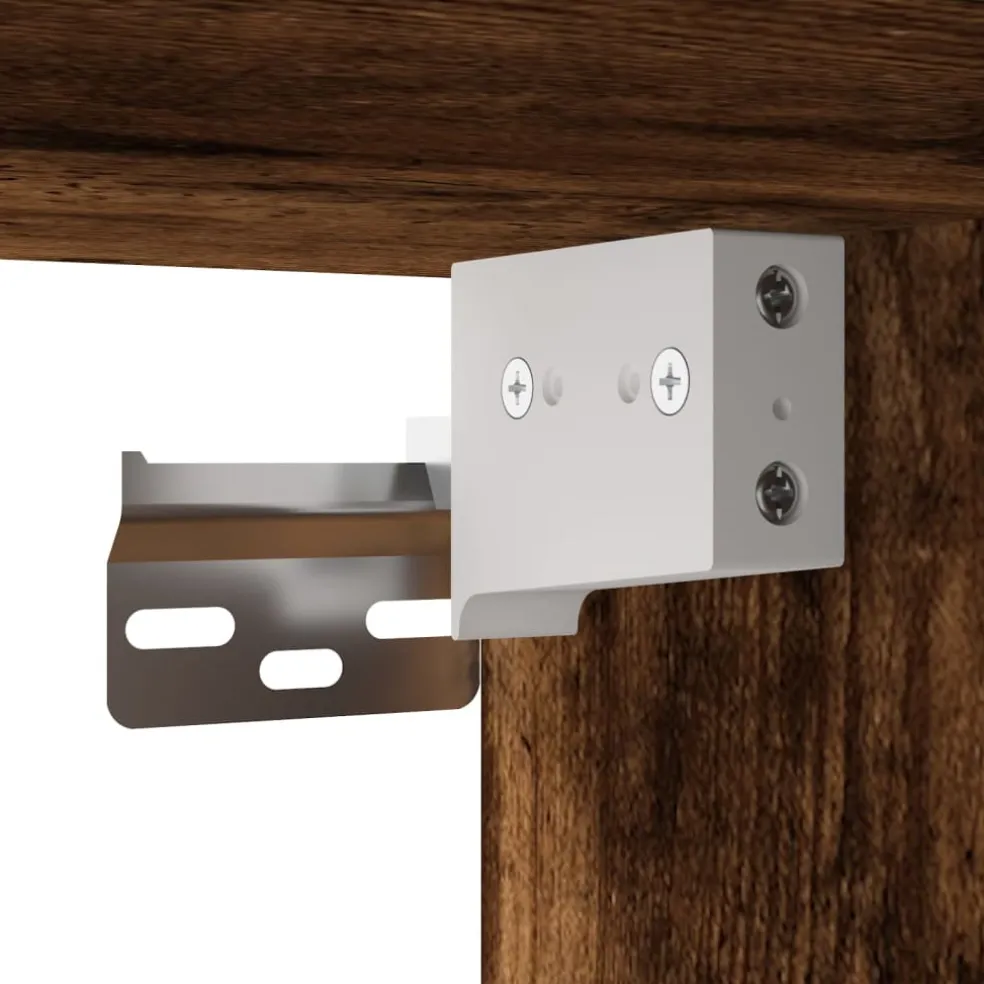 vidaXL Tv-meubel 100x35x40 cm bewerkt hout betongrijs