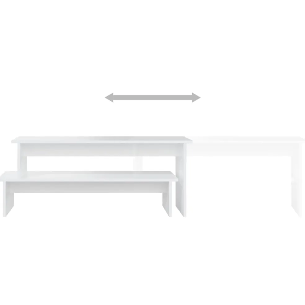vidaXL Tv-meubel 180x30x43 cm bewerkt hout wit