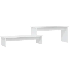 vidaXL Tv-meubel 180x30x43 cm bewerkt hout wit