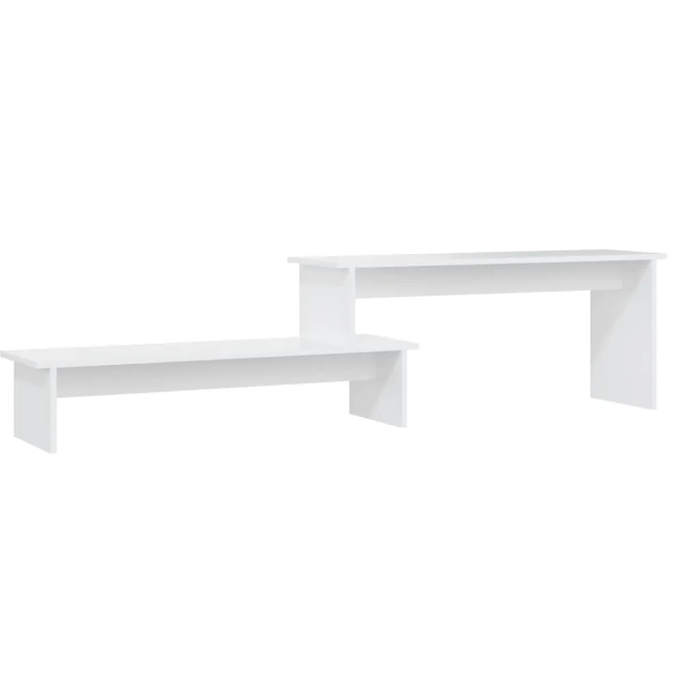 vidaXL Tv-meubel 180x30x43 cm bewerkt hout wit