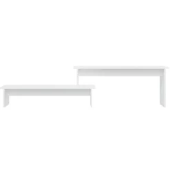 vidaXL Tv-meubel 180x30x43 cm bewerkt hout wit