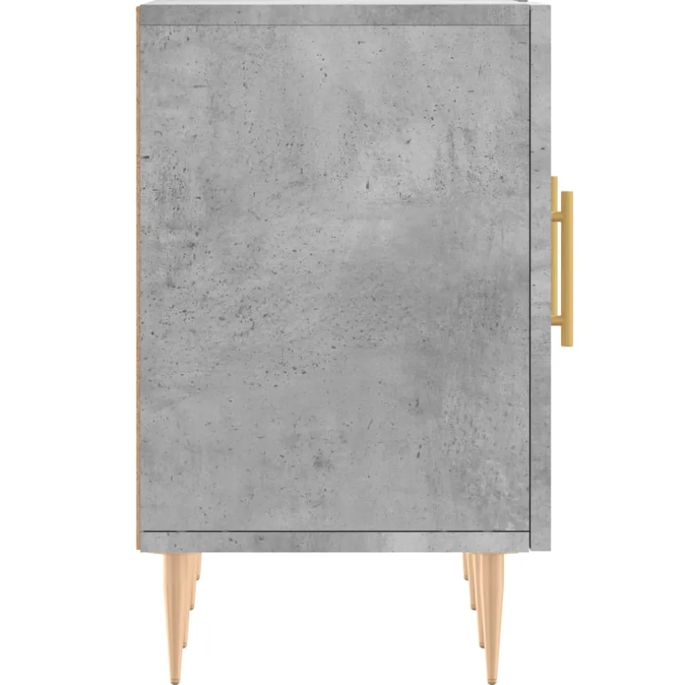 vidaXL Tv-meubel 150x30x50 cm bewerkt hout betongrijs