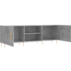 vidaXL Tv-meubel 150x30x50 cm bewerkt hout betongrijs