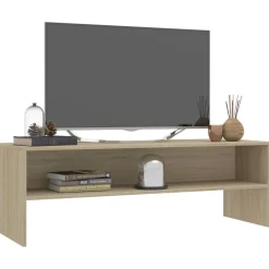 vidaXL Tv-meubel 120x40x40 cm bewerkt hout sonoma eikenkleurig