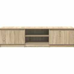 vidaXL Tv-meubel 140x40x35,5 cm bewerkt hout sonoma eikenkleurig