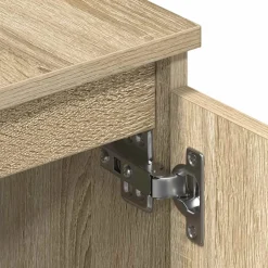 vidaXL Tv-meubel 140x40x35,5 cm bewerkt hout sonoma eikenkleurig