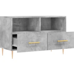 vidaXL Tv-meubel 30,5x30x90 cm bewerkt hout sonoma eikenkleurig