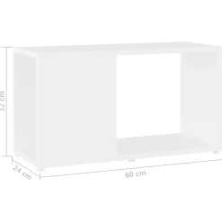 vidaXL Tv-meubel 60x24x32 cm bewerkt hout wit
