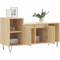 vidaXL Tv-meubel 100x35x55 cm bewerkt hout sonoma eikenkleurig