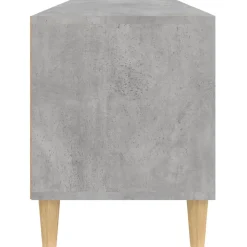 vidaXL Tv-meubel 100x34,5x44,5 cm bewerkt hout betongrijs
