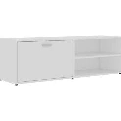 vidaXL Tv-meubel 100x35x40 cm bewerkt hout bruin eikenkleur