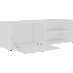 vidaXL Tv-meubel 100x35x40 cm bewerkt hout bruin eikenkleur