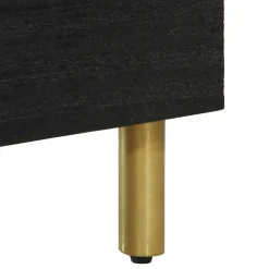 vidaXL Tv-meubel 70x33x46 cm bewerkt hout zwart