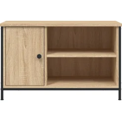 vidaXL Tv-meubel 80x40x50 cm bewerkt hout sonoma eikenkleurig
