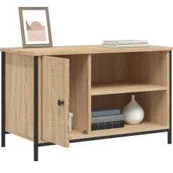 vidaXL Tv-meubel 80x40x50 cm bewerkt hout sonoma eikenkleurig