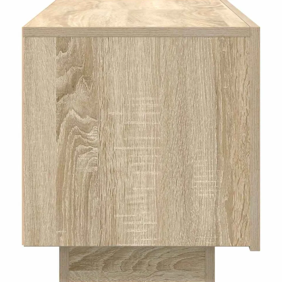 vidaXL Tv-meubel 100x35x40 cm bewerkt hout sonoma eikenkleurig