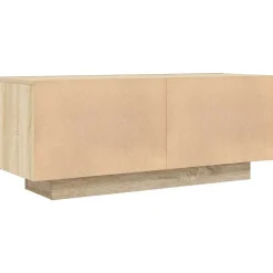 vidaXL Tv-meubel 100x35x40 cm bewerkt hout sonoma eikenkleurig