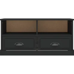 vidaXL Tv-meubel 93x35,5x45 cm bewerkt hout zwart