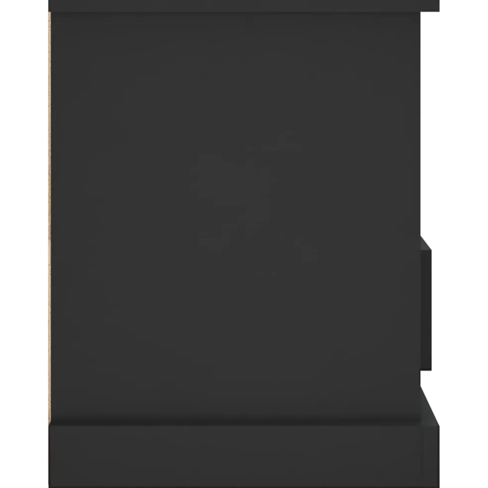 vidaXL Tv-meubel 93x35,5x45 cm bewerkt hout zwart