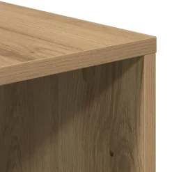 vidaXL Tv-meubel 130x35x50 cm bewerkt hout artisanaal eikenkleur