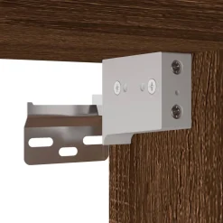 vidaXL Tv-meubel 60x31x39,5 cm bewerkt hout metaal bruin eikenkleurig