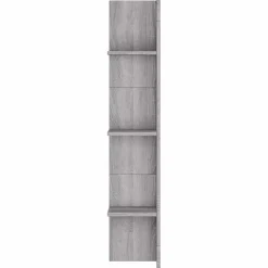 vidaXL Tv-meubel 152x22x113 cm bewerkt hout grijs sonoma eikenkleurig