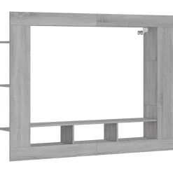vidaXL Tv-meubel 152x22x113 cm bewerkt hout grijs sonoma eikenkleurig