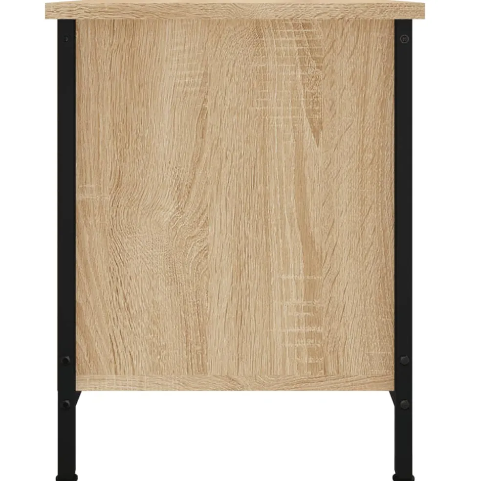 vidaXL Tv-meubel 102x35x45 cm bewerkt hout sonoma eikenkleurig