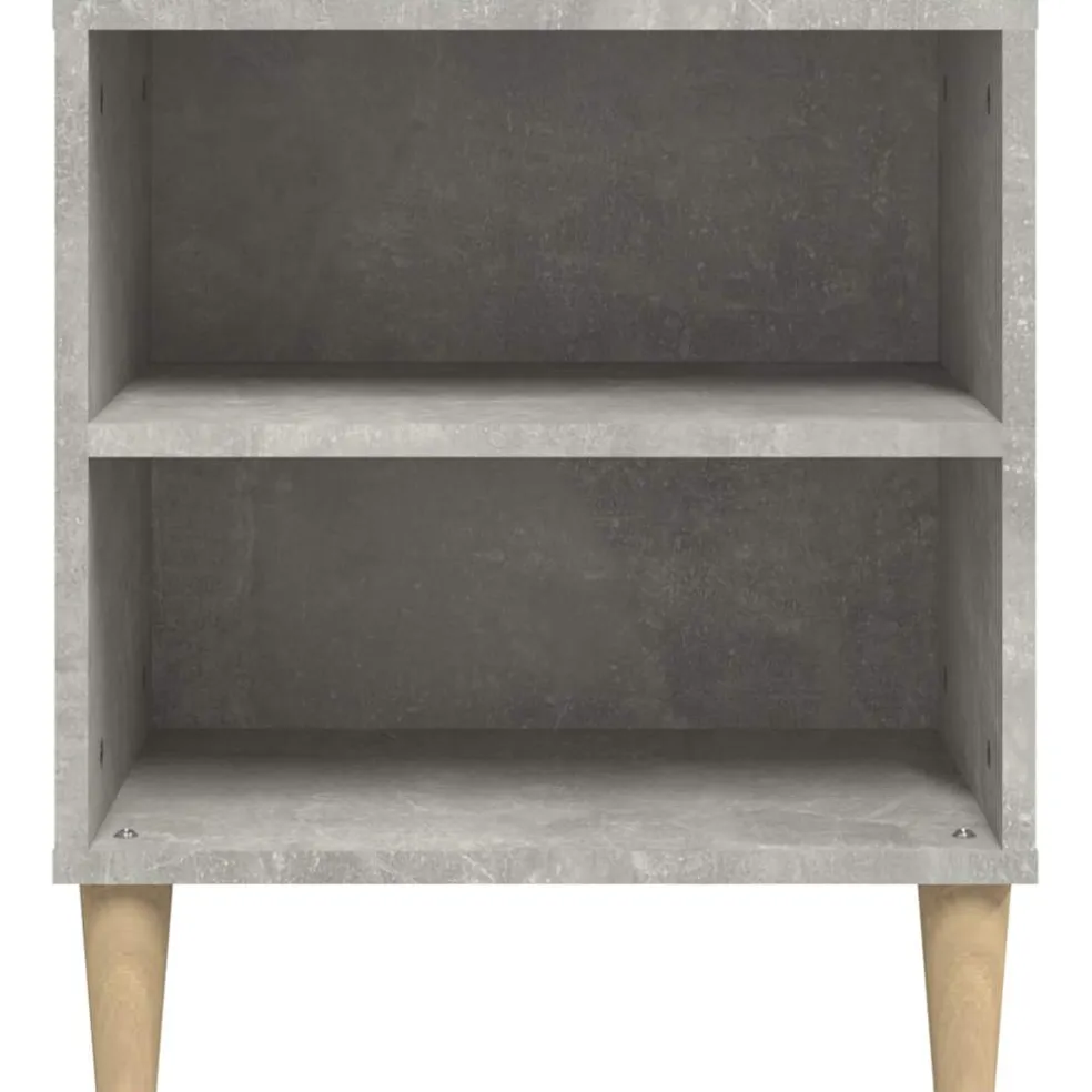 vidaXL Tv-meubel 102x44,5x50 cm bewerkt hout betongrijs