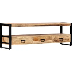 vidaXL Tv-meubel 150x30x45 cm massief mangohout