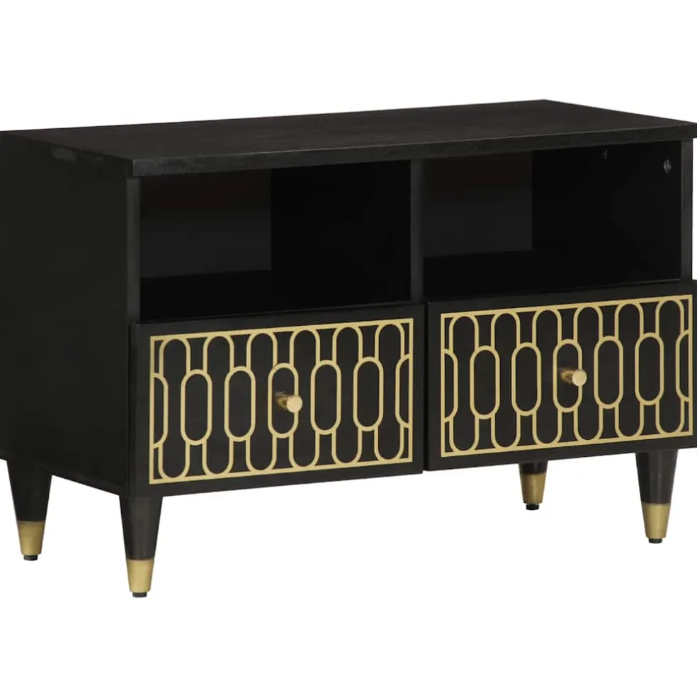 vidaXL Tv-meubel 70x33x46 cm massief mangohout