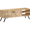 vidaXL Tv-meubel 110x30x40 cm massief mangohout