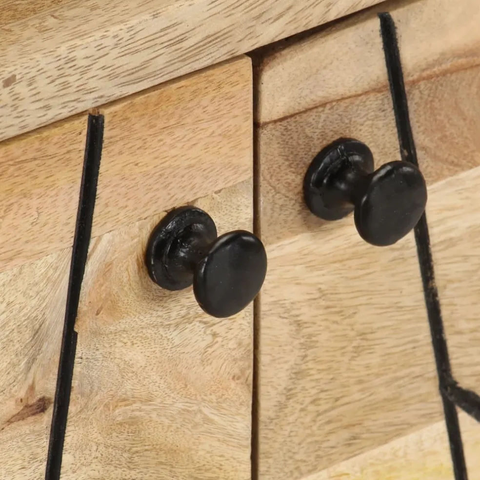 vidaXL Tv-meubel 110x30x40 cm massief mangohout
