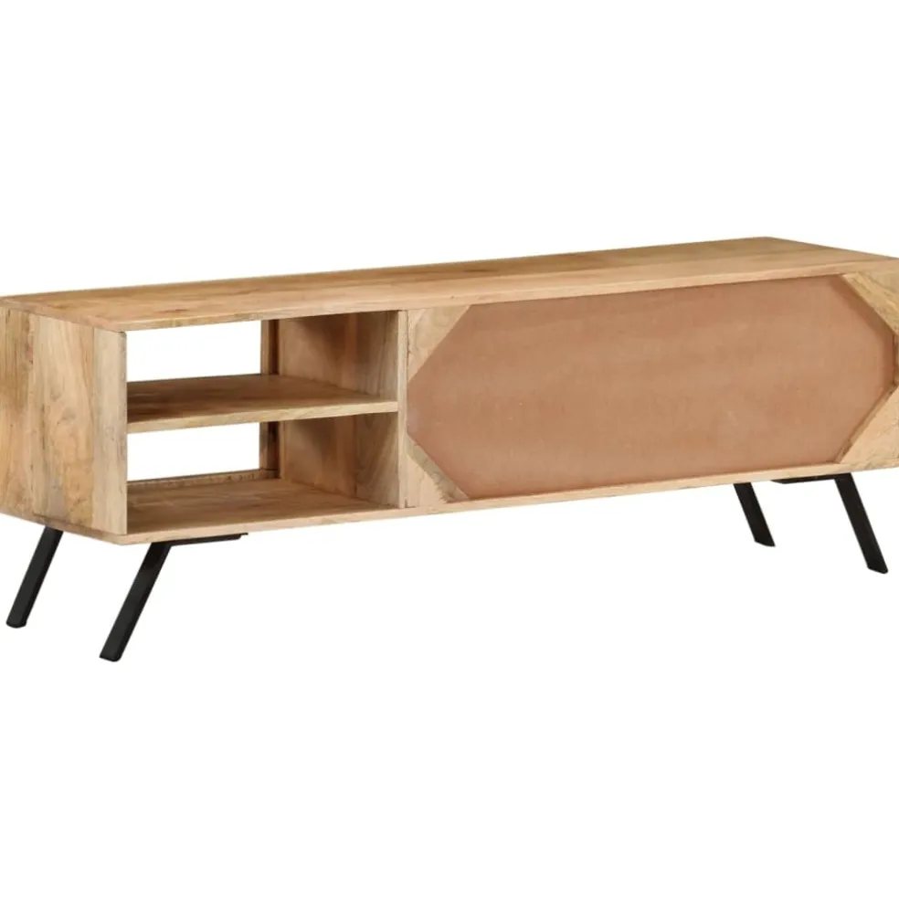 vidaXL Tv-meubel 110x30x40 cm massief mangohout