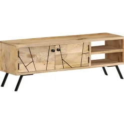 vidaXL Tv-meubel 110x30x40 cm massief mangohout