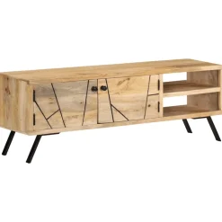 vidaXL Tv-meubel 110x30x40 cm massief mangohout