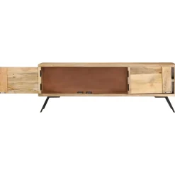vidaXL Tv-meubel 110x30x40 cm massief mangohout