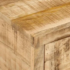 vidaXL Tv-meubel (118-200) x 30 x 40 cm massief hout mango