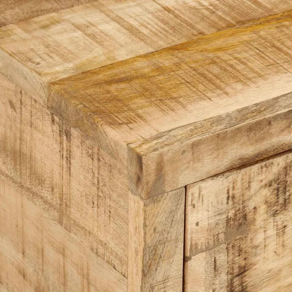 vidaXL Tv-meubel (118-200) x 30 x 40 cm massief hout mango