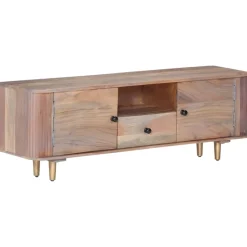 vidaXL Tv-meubel 118x30x40 cm massief acaciahout