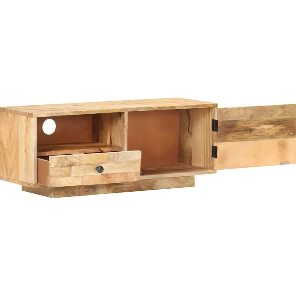 vidaXL Tv-meubel 90x30x35 cm massief mangohout