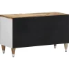 vidaXL Tv-meubel 80x31,5x46 cm massief mangohout