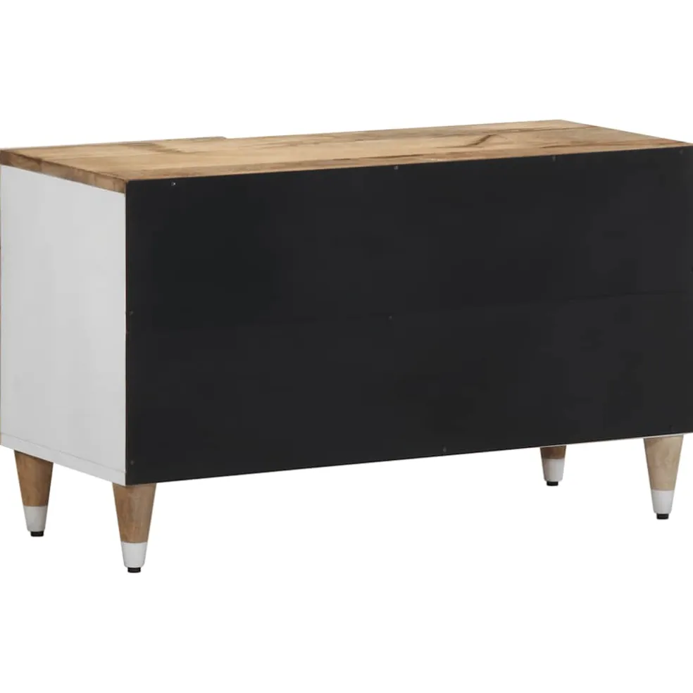 vidaXL Tv-meubel 80x31,5x46 cm massief mangohout