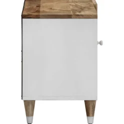 vidaXL Tv-meubel 80x31,5x46 cm massief mangohout