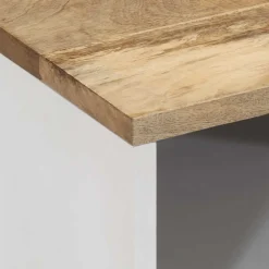 vidaXL Tv-meubel 80x31,5x46 cm massief mangohout
