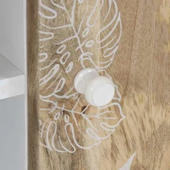vidaXL Tv-meubel 80x31,5x46 cm massief mangohout